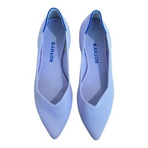 Rothy's Soft Orchid Purple Points - Size 9.5 - Used with Original Box